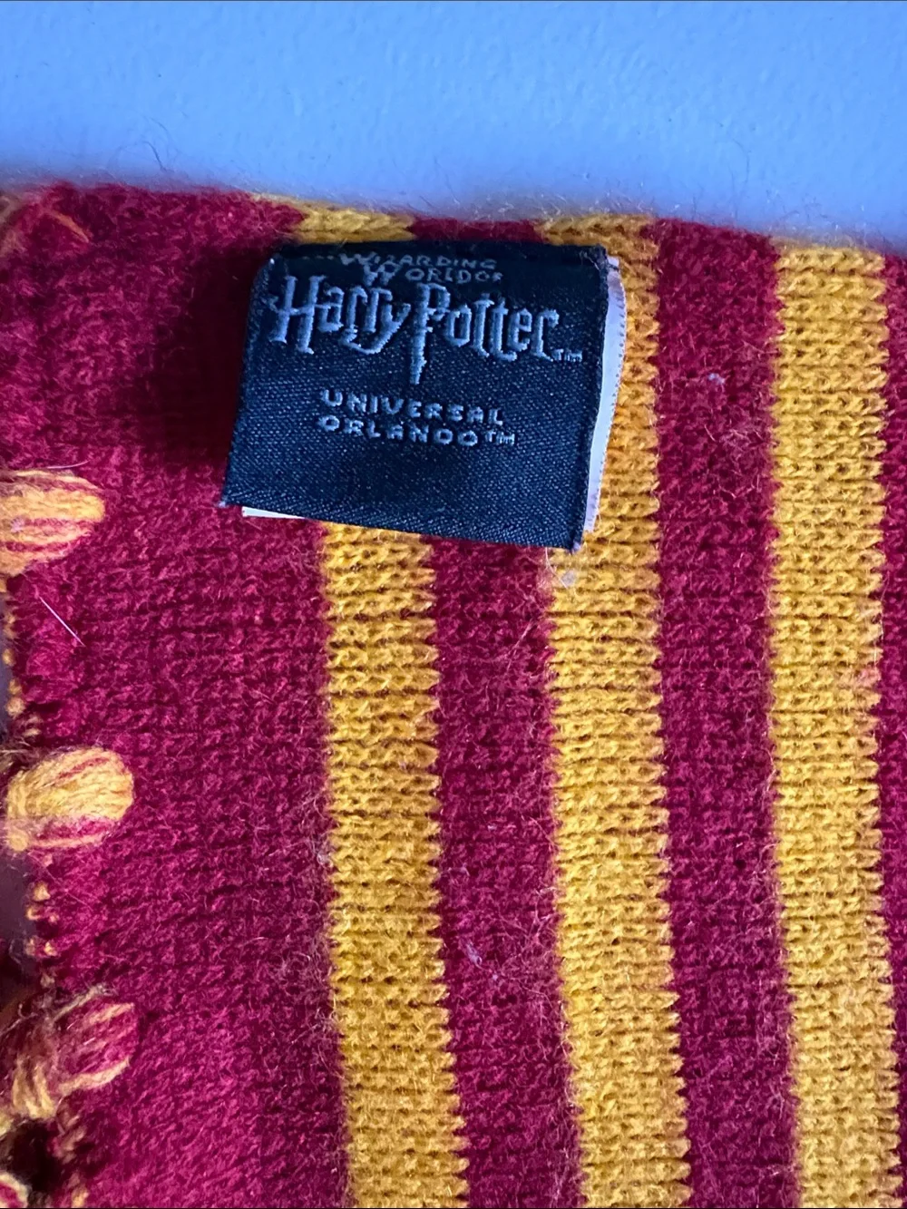Gryffindor Maroon and Gold Wall Tapestry Scarf